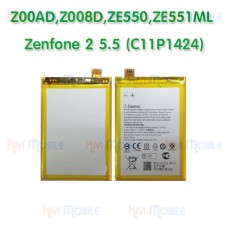 แบตเตอรี่ Asus - Zenfone2 / Z00AD / Z008D / ZE550ML / ZE551ML (C11P1424)