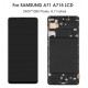 หน้าจอ LCD พร้อมทัชสกรีน - Samsung A71 / A715F / งานแท้ + เฟรมหน้า