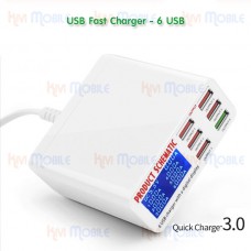 USB Fast Charger - 6 USB 